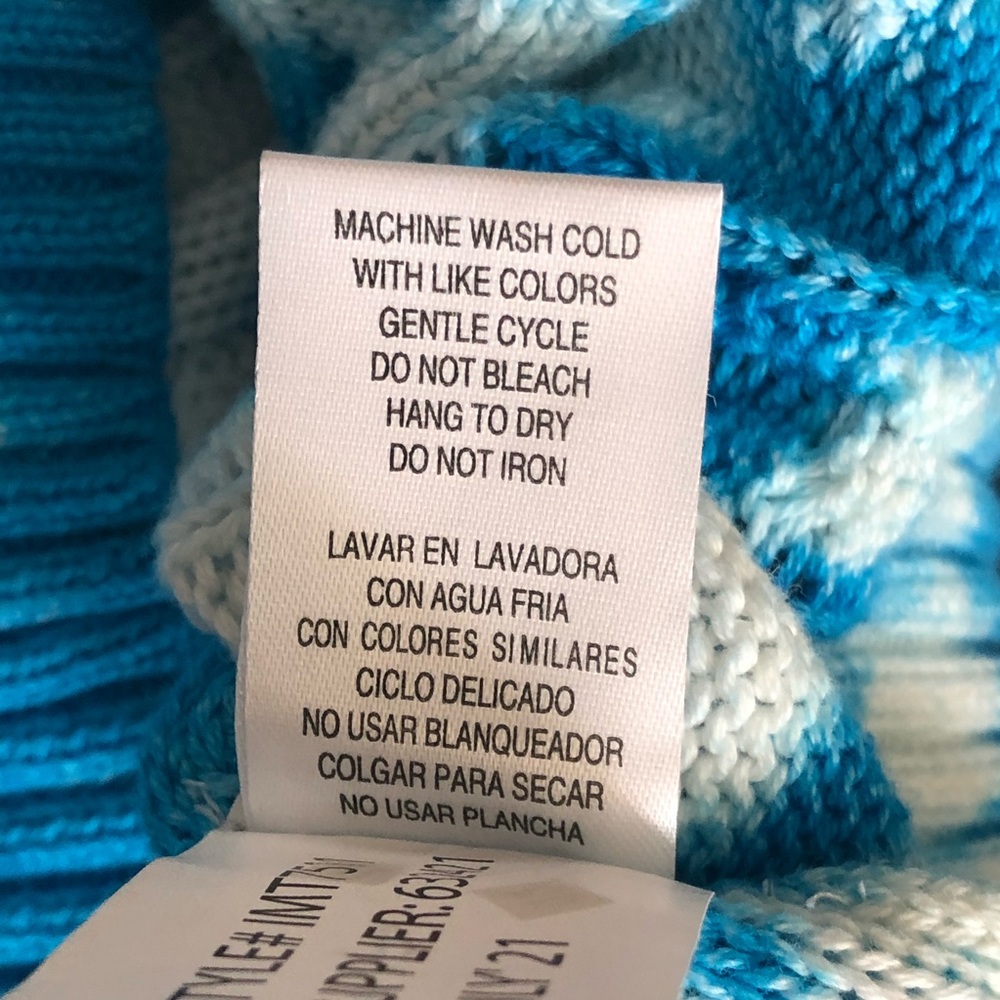 Girls Hooded Tie Dye Sweater Sz 16 - Picture 7 of 8